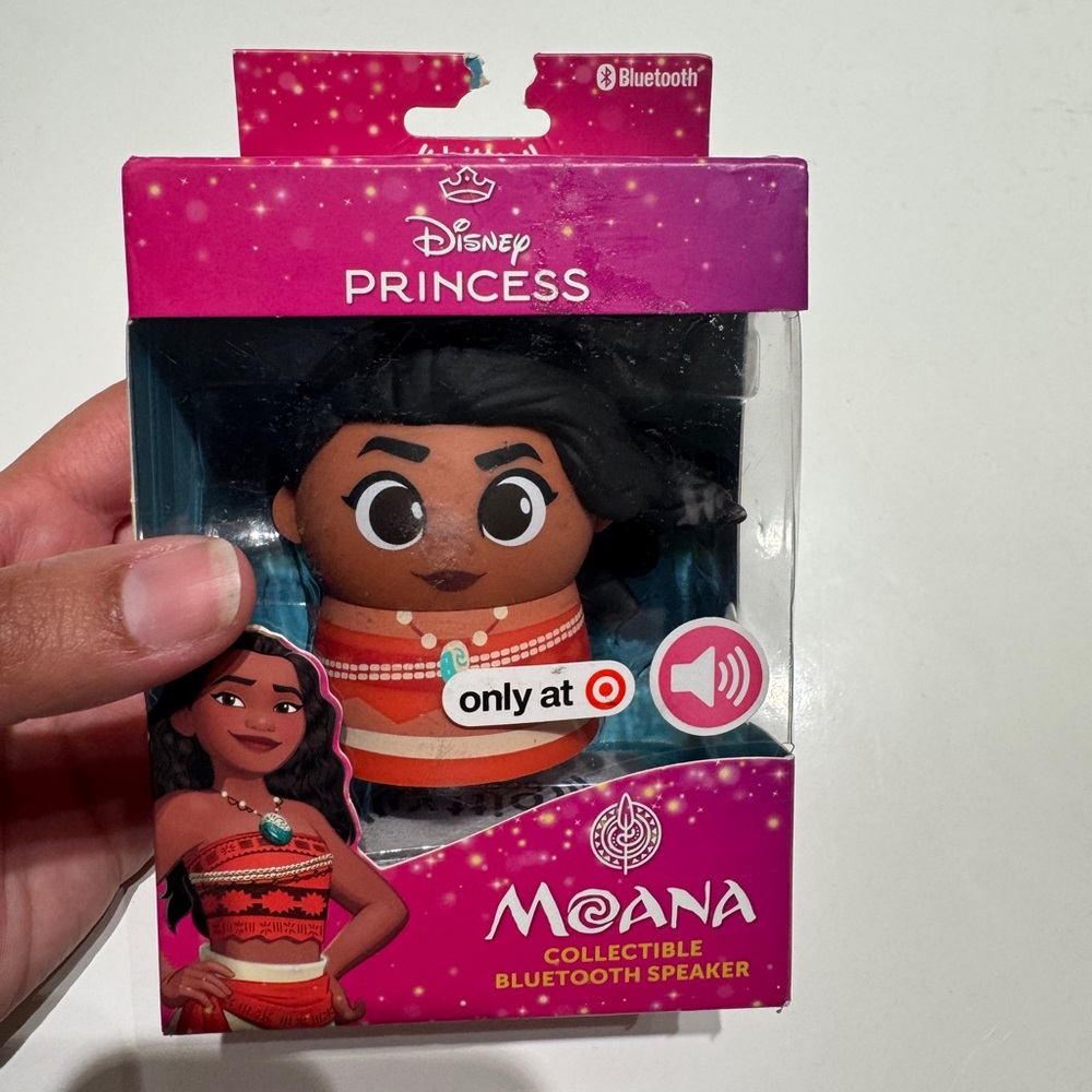 Disney Princess Moana Bluetooth Speaker - Pink and Black